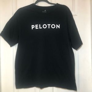 Peloton 100 Rides Black Unisex T-shirt Size XL